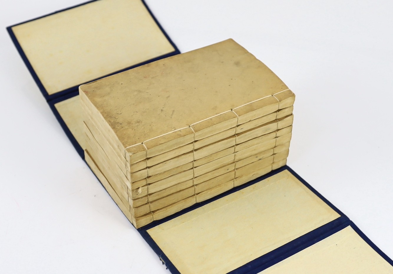 A Chinese Kangxi dictionary, 32 volumes in four slip cases, re-published in Daoguang period, each volume 16.5cm high